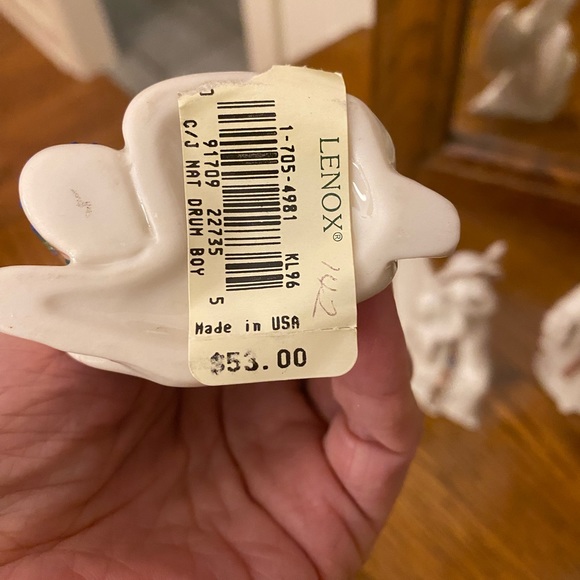 Nativity set, Lenox, Nativity set, Lenox, Porcelain china with gold plate - Picture 7 of 9